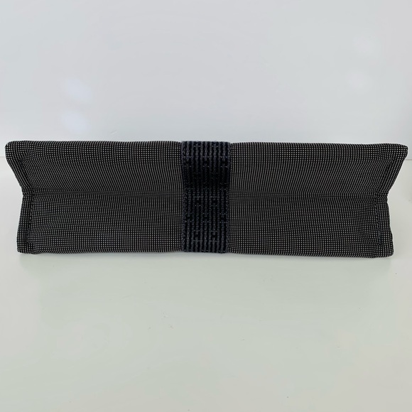 Hermes Clutch Bag Authentic Gray Canvas - Picture 8 of 16